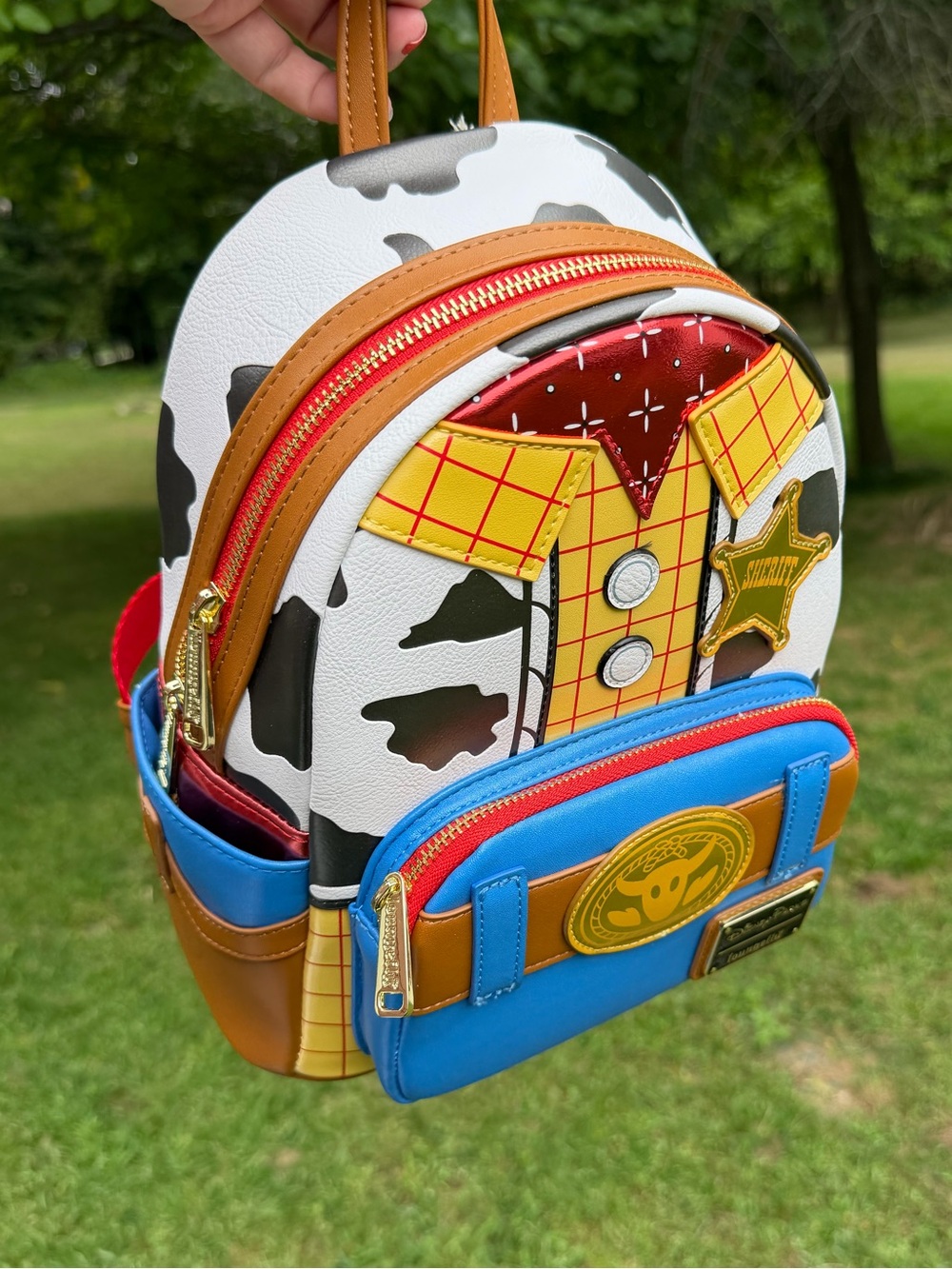 Disney Parks Loungefly Toy Story Woody Sheriff 2024 Mini Backpack NWT
